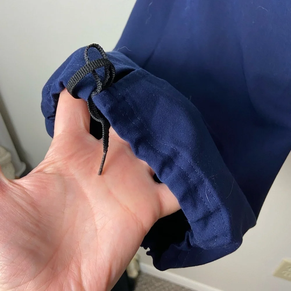FIGS • Men’s Navy Blue Cargo Scrub Pants Adjustable Tie Hems Size XXL/T